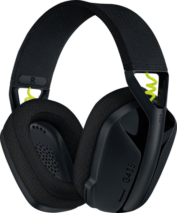 Logitech G435 Lightspeed - trådlöst spelheadset, svart