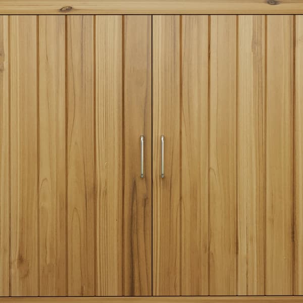 Hageskap i tre, redskapsbod værbestandig 110x50x85cm, redskapsbod med dør, luketak, hyller, redskapsskap, hagebod redskapsskap hagebod for hageterrass