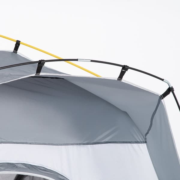 Kuppeltelt for 4 personer, lett, stabilt, vanntett, UV 50+, pop-up campingtelt med krok, dør, vindu, grunnseil, familietelt med 1000 mm vannsøyle, tel