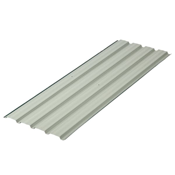Pakke med 12 trapezplader 129 x 45 cm 7 m² galvaniseret tagplade 0,25 mm vejrbestandig profilplade galvaniseret stål tagplader tagplader stålplader bø
