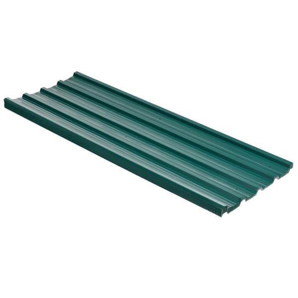 Pakke med 12 trapezplader 129 x 45 cm 7 m² galvaniseret tagplade 0,25 mm vejrbestandig profilplade galvaniseret stål tagplader tagplader stålplader bø