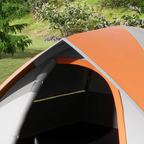 Kuppeltelt for 2 personer, lett, stabilt, vanntett familietelt med dør- og vindupakkepose, kroker, campingtelt med 3000 mm vannsøyeltelt for camping,