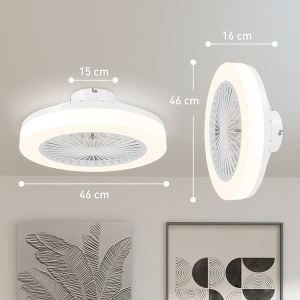 Kattotuuletin valaistuksella kaukosäätimellä LED tuuletin kattovalaisin himmennettävissä 6 nopeudella 40 W lamppu käännettävä tuuletin, ajastin makuuh