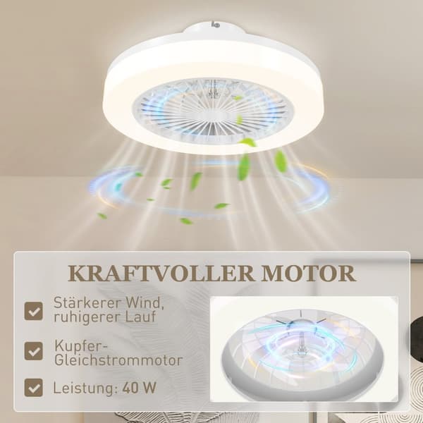 Kattotuuletin valaistuksella kaukosäätimellä LED tuuletin kattovalaisin himmennettävissä 6 nopeudella 40 W lamppu käännettävä tuuletin, ajastin makuuh