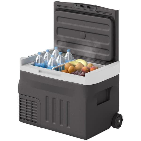 30 litran kompressorin kylmälaatikko sähköinen jäähdytyslaatikko LED ECO-tilaliitännällä viileäpitotoiminto pakastinrasia thermobox minijääkaappi 12/2