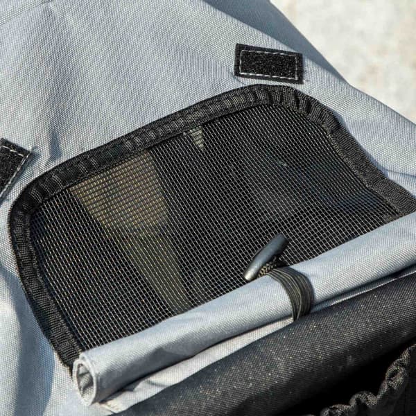Hundevogn jogger hundevogn sammenleggbar for små hunder og katter opptil 10 kg kattevogn med 3 store gummihjul, putenettingsvinduer oppbevaringskurv k