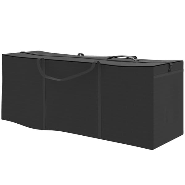 Oppbevaringspose hagepute, putepose, beskyttelsestrekk med bærehåndtak, glidelås, vanntett, UV-bestandig 600D Oxford, for puteputer, juletrær, 200 x 6