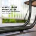 Miniatyrbilde 9 av 10: Hagemøbelsett laget av polyrattan salongsett med sofa lenestol bordputer værbestandig sittegruppe for 4 personer balkongmøbelsett hage salong terrasse