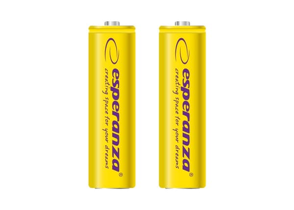 Esperanza oppladbare batterier Ni-Mh Aa 2000Mah 2stk. Gul