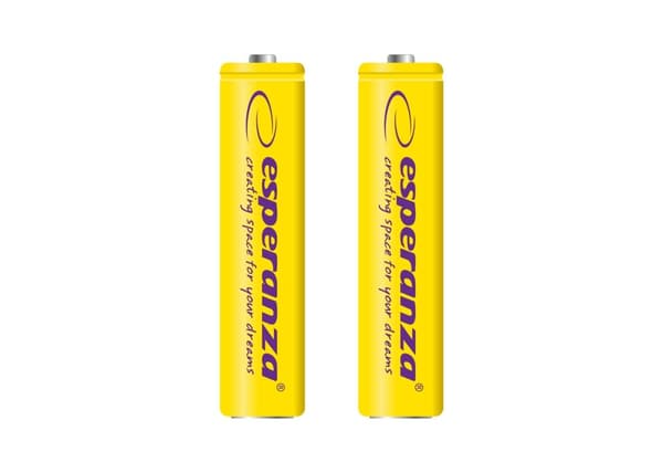 Esperanza oppladbare batterier Ni-Mh Aaa 1000Mah 2stk. Gul