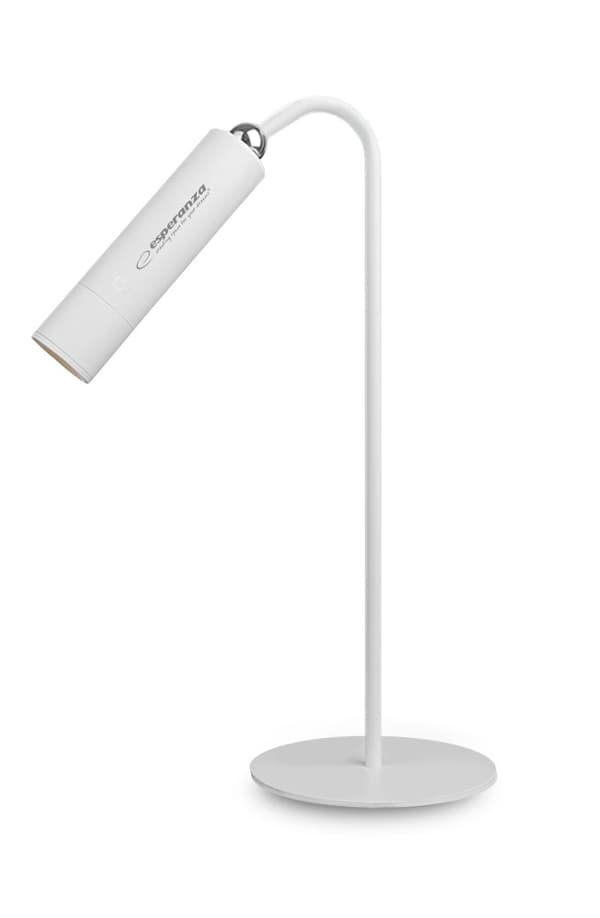 Esperanza Led skrivbordslampa 3In1 Agena Vit