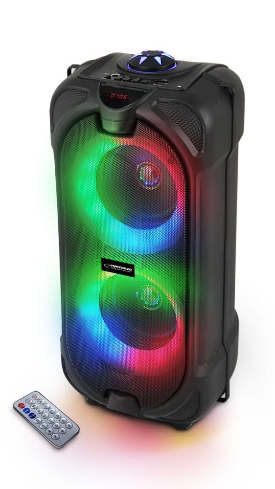 Esperanza Rgb Illuminated Bt Speaker Fm Rhythm