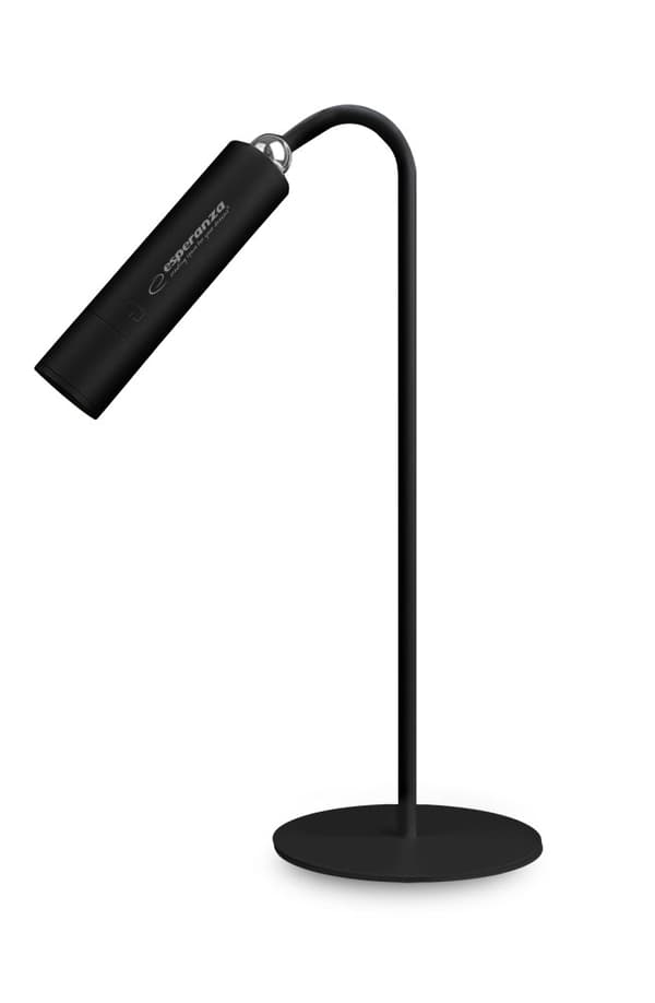 Esperanza Skrivebordslampe Led 3In1 Agena Sort