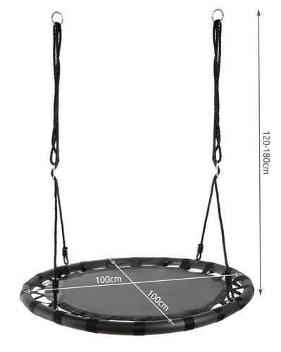 Storkeredegynge 100 cm sort