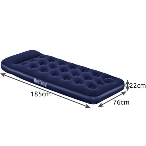 Madras med pumpe 185x76x22 BESTWAY 67223