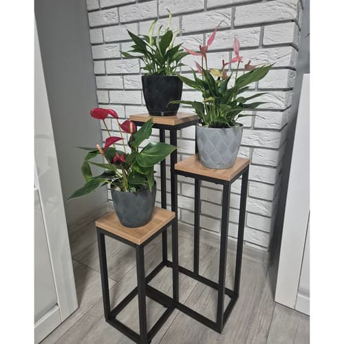 Stående blomsterstativ 67cm Ruhhy 25626