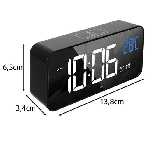 Väckarklocka - LED-klocka Izoxis 24736