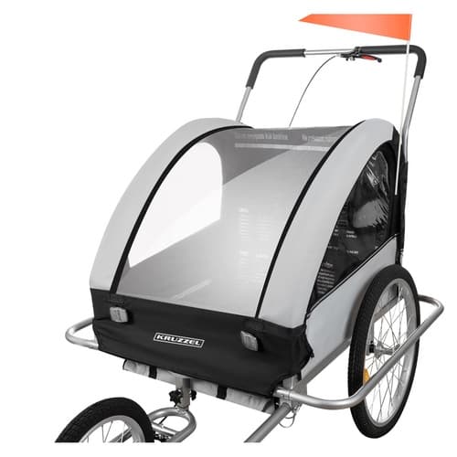 Kruzzel 25372 3i1 affjedret cykeltrailer