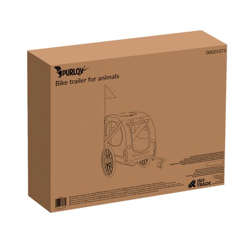 Cykeltrailer til dyr Purlov 25373