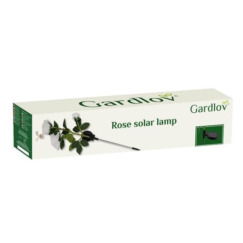 Solarlampa ros Gardlov 25282