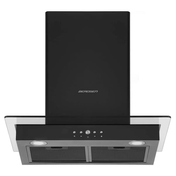 Emhætte 60 cm Sort Berdsen BT-217