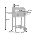 Miniatyrbilde 5 av 9: Berdsen BD-892 sort kullgrill med lokk