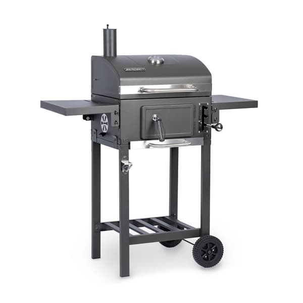 Berdsen BD-892 sort kullgrill med lokk