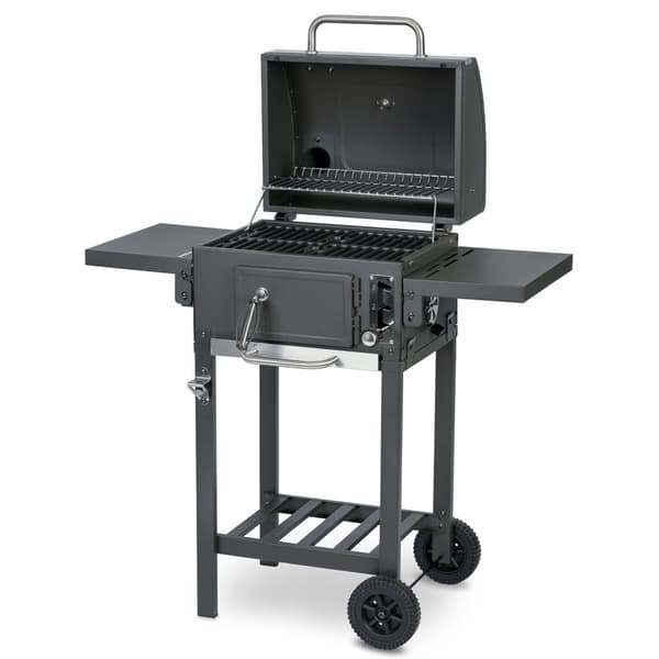 Berdsen BD-892 sort kullgrill med lokk