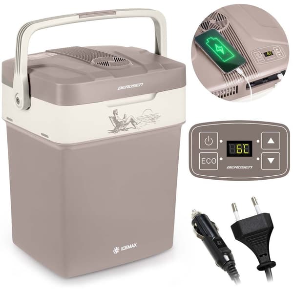 Berdsen Icemax turistkylskåp 29 liter ECO mode - mörkgrå