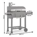 Miniatyrbilde 4 av 9: Berdsen BD-891 sort kullgrill med lokk