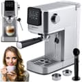 Miniatyrbillede 1 af 9: Berdsen BD-770 20 bar filter kaffemaskine, sølv