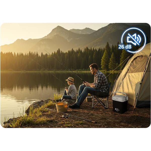 Berdsen Icemax turistkjøleskap 26 liter ECO mode - sort