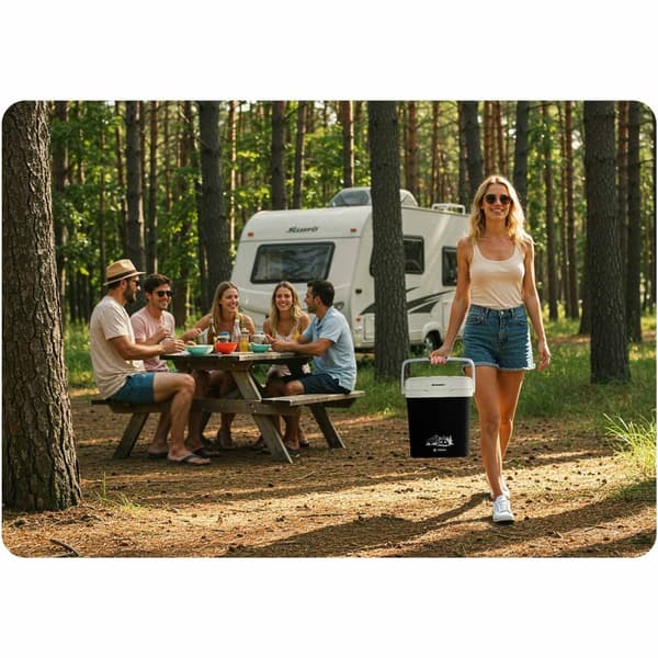 Berdsen Icemax turistkjøleskap 26 liter ECO mode - sort