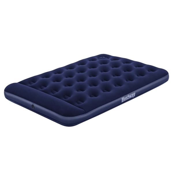Oppustelig madras 191x137x28 cm med indbygget fodpumpe Bestway 67225