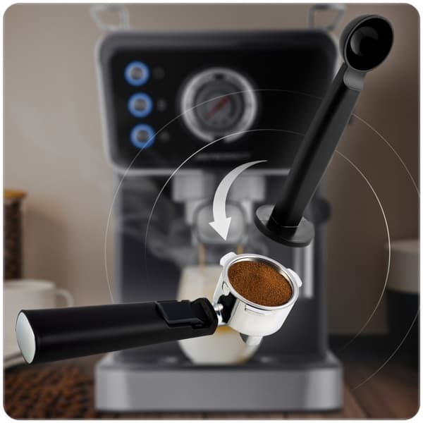 Berdsen BD-772 20 bar kaffemaskine, sort