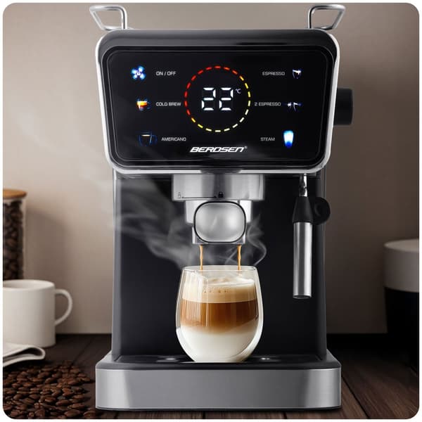 Berdsen BD-771 20 bar kaffemaskine, sort