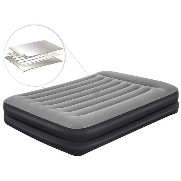 Oppblåsbar madrass 203x152x46 cm med innebygd elektrisk pumpe Bestway 67403