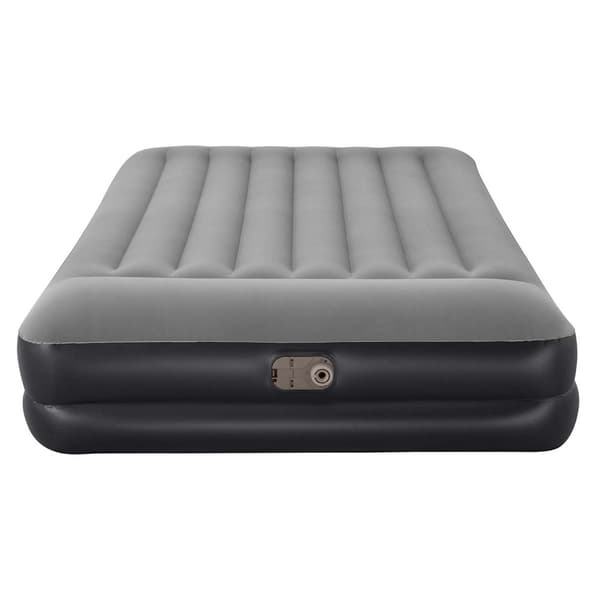Oppblåsbar madrass 203x152x46 cm med innebygd elektrisk pumpe Bestway 67403