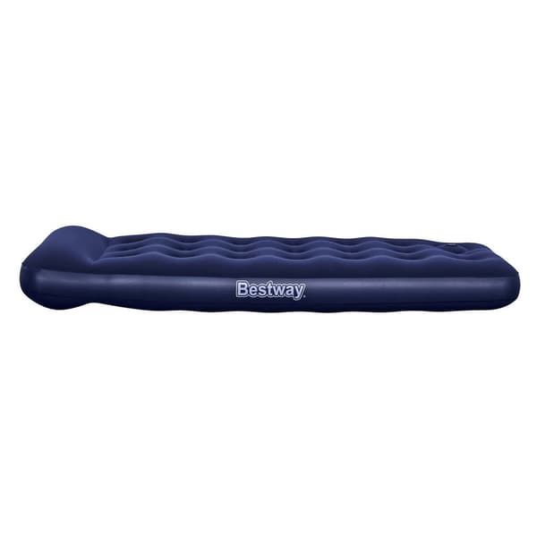 Oppblåsbar madrass 185x76x22 cm med innebygget fotpumpe Bestway 67223