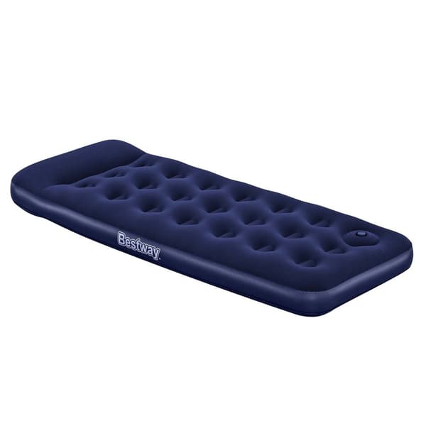 Oppblåsbar madrass 185x76x22 cm med innebygget fotpumpe Bestway 67223