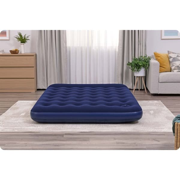 Oppustelig madras 203x152x28 cm med indbygget fodpumpe Bestway 67226