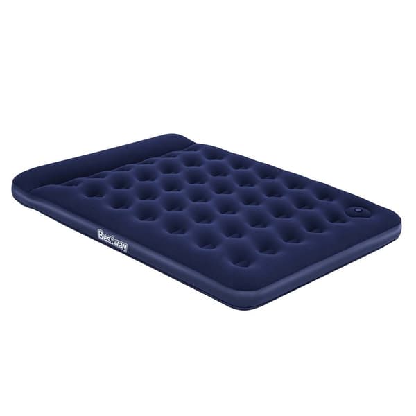 Oppustelig madras 203x152x28 cm med indbygget fodpumpe Bestway 67226