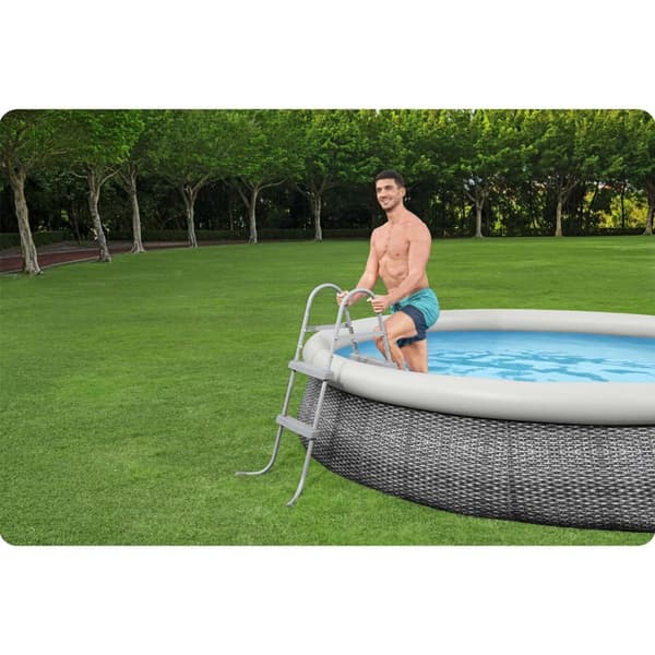 Metallstige for svømmebasseng 84 cm Bestway 58430