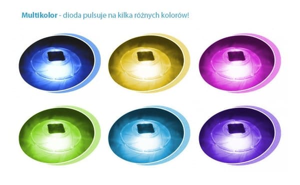 Solcellebassenglampe, diameter 18 cm, Bestway 58111