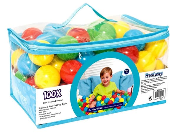100 bolde til legepladsen eller soppebassinet Bestway 52027