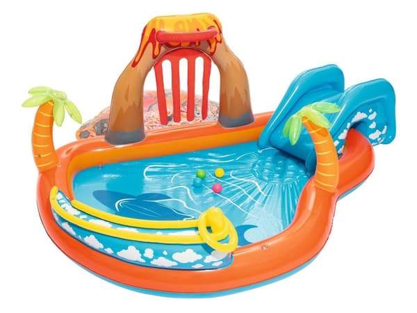 Lava Lagoon puhallettava leikkipaikka 265 x 265 x 104 cm Bestway 53069