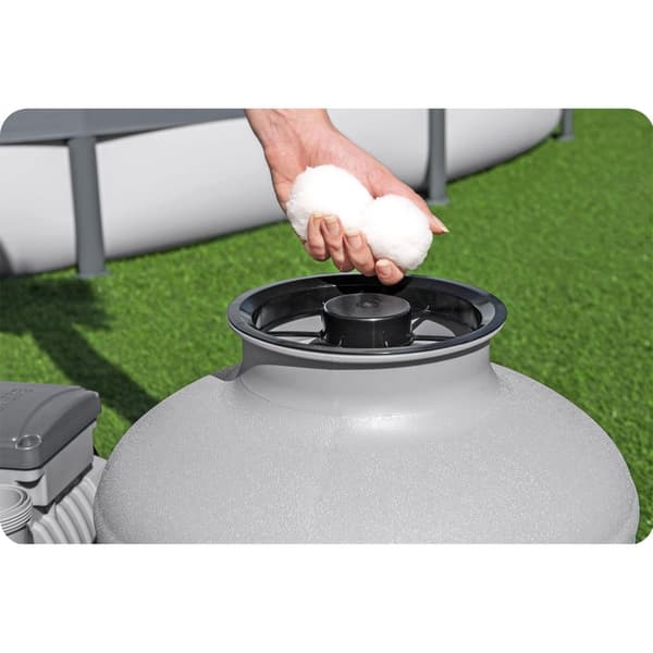 Sandpumpe til svømmebassiner 11355 L/h Bestway 58486