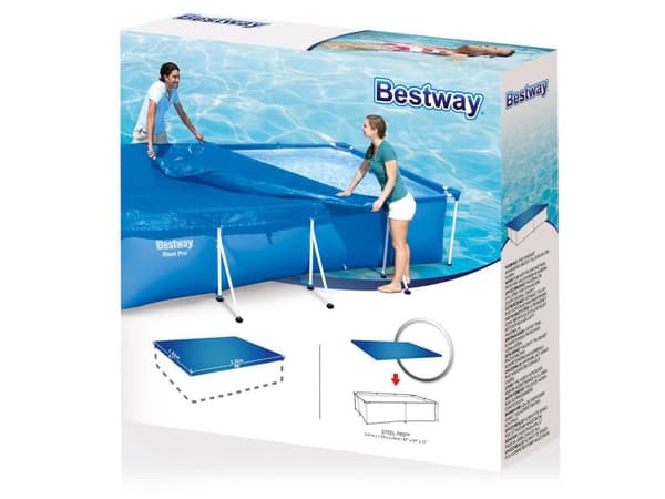 Rektangulärt lock 224 x 154 cm Bestway 58103