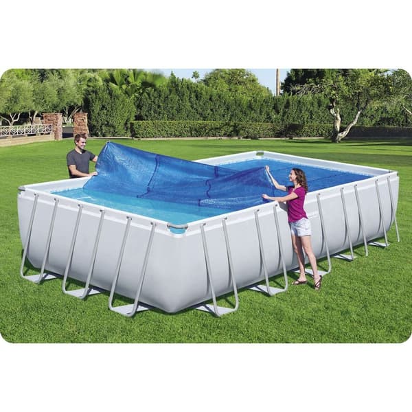 Solafdækning til svømmebassiner 732 x 366 cm Bestway 58228