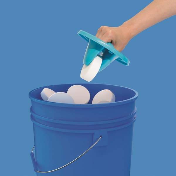 Stor flottør, Bestway 58474 oransje bassengkjemikaliedispenser